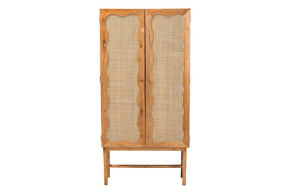 bali & pari - Augusto Storage Cabinet - Augusto-Wood/Webbing-Cabinet-KD-Box view 3