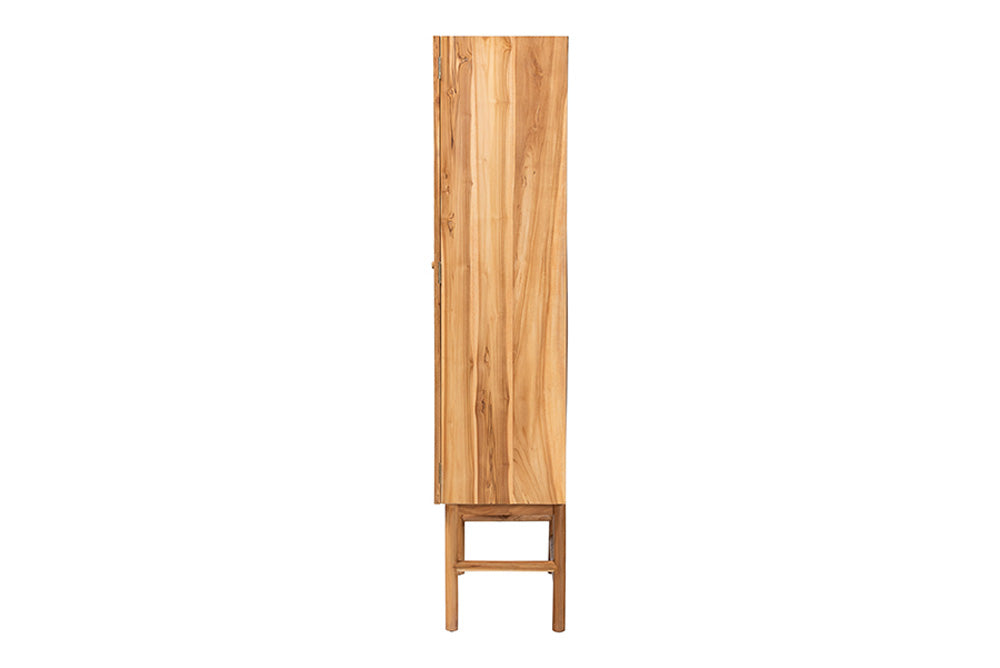 bali & pari - Augusto Storage Cabinet - Augusto-Wood/Webbing-Cabinet-KD-Box view 4