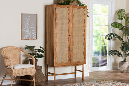 bali & pari - Augusto Storage Cabinet - Augusto-Wood/Webbing-Cabinet-KD-Box view 10