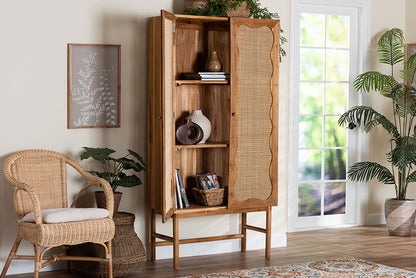 bali & pari - Augusto Storage Cabinet - Augusto-Wood/Webbing-Cabinet-KD-Box view 11