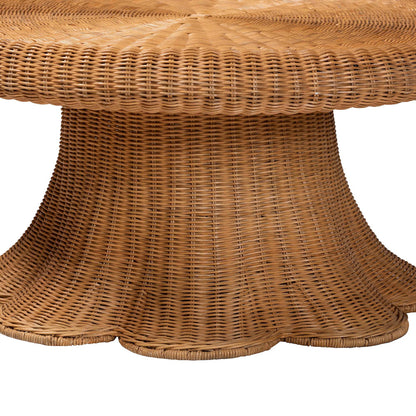 bali & pari  - Avalon Coffee Table in Light Honey - Avalon-Light Honey Wicker-Coffee Table view 2