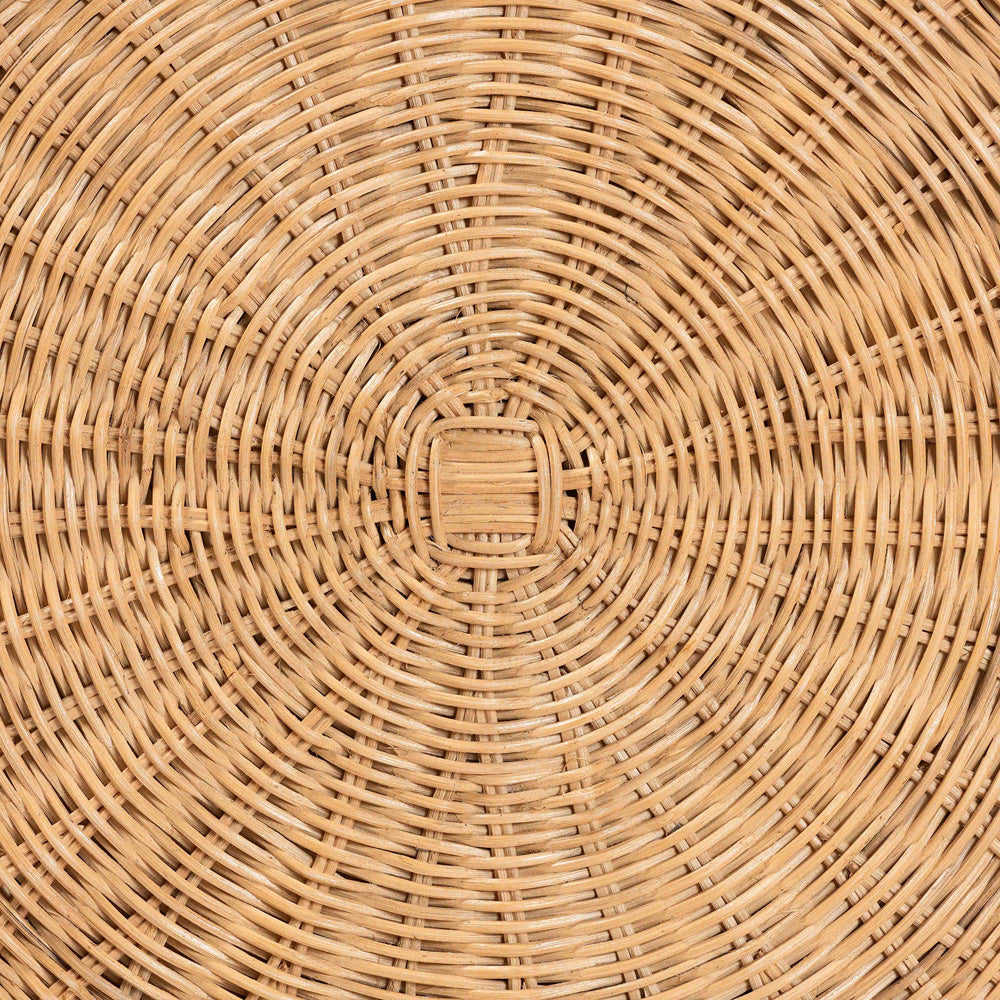 bali & pari - Avalon End Table in Light Honey - Avalon-Light Honey Wicker-End Table view 5