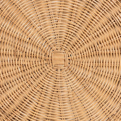 bali & pari - Avalon End Table in Light Honey - Avalon-Light Honey Wicker-End Table view 5