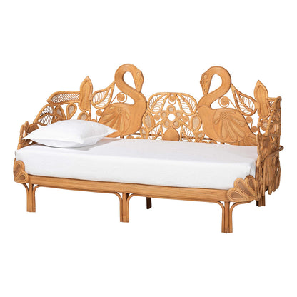 bali & pari - AvesDaybed in Light Honey - Aves-Light Honey Rattan No Mattress-Daybed view 1