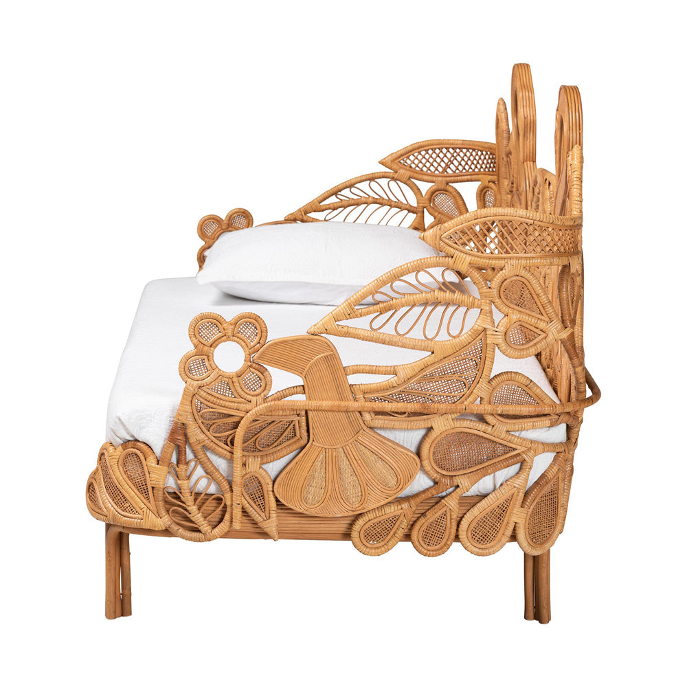 bali & pari - AvesDaybed in Light Honey - Aves-Light Honey Rattan No Mattress-Daybed view 2