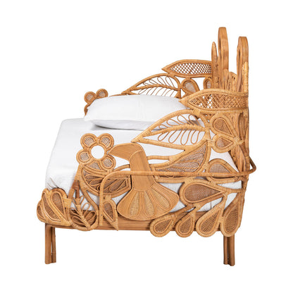 bali & pari - AvesDaybed in Light Honey - Aves-Light Honey Rattan No Mattress-Daybed view 2