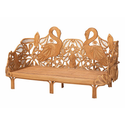 bali & pari - AvesDaybed in Light Honey - Aves-Light Honey Rattan No Mattress-Daybed view 3