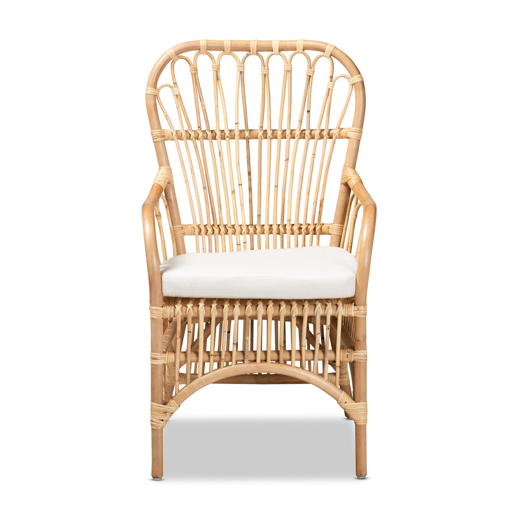 bali & pari - Aya Chair in Natural/White - Aya-Natural-CC view 2