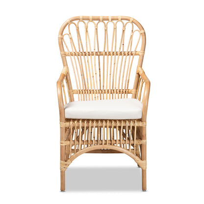 bali & pari - Aya Chair in Natural/White - Aya-Natural-CC view 2