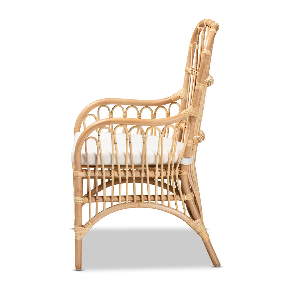 bali & pari - Aya Chair in Natural/White - Aya-Natural-CC view 3