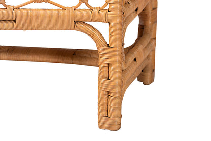 bali & pari - Ayala Bench - Ayala-Light Honey Rattan-Bench view 6