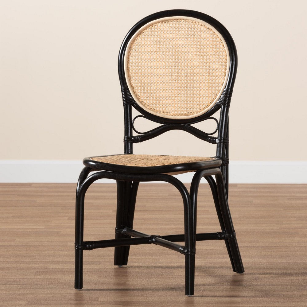 bali & pari - Ayana Dining Chair in Natural Brown/Black - Ayana-Rattan-DC view 9