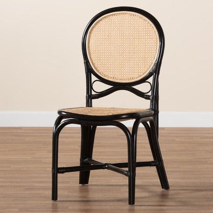 bali & pari - Ayana Dining Chair in Natural Brown/Black - Ayana-Rattan-DC view 9