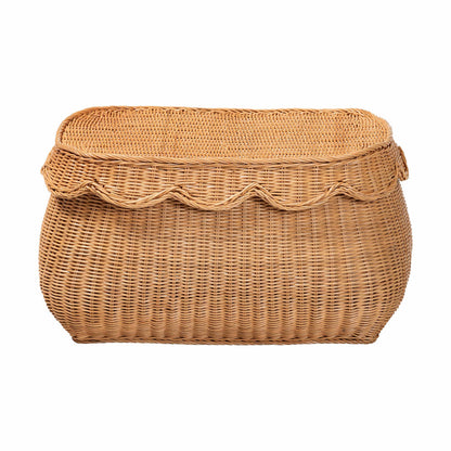 bali & pari - Ayleen Basket in Light Honey - Ayleen-Sm-Light Honey Rattan-Basket view 3