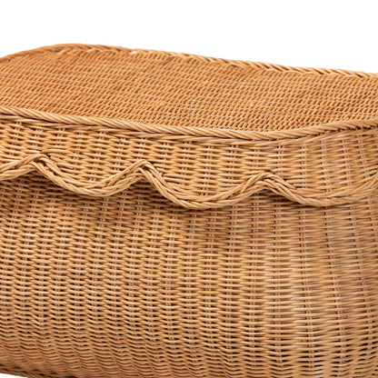 bali & pari - Ayleen Basket in Light Honey - Ayleen-Sm-Light Honey Rattan-Basket view 5