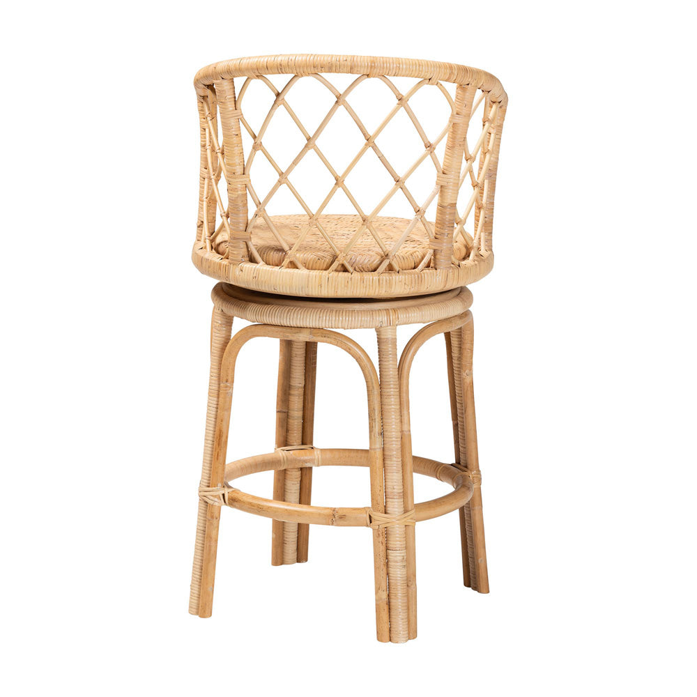 bali & pari - Ayu Counter Stool in Natural - AYU-Natural Rattan-CS view 4