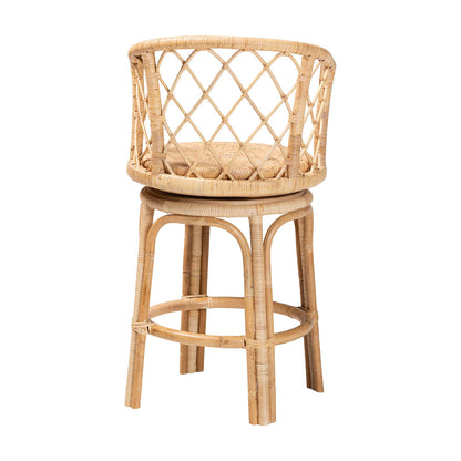 bali & pari - Ayu Counter Stool in Natural - AYU-Natural Rattan-CS view 4