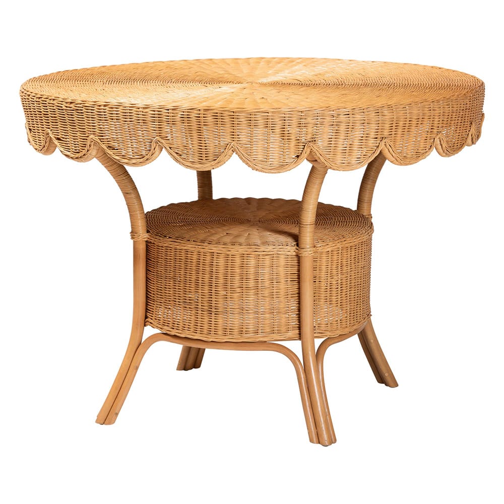 bali & pari - Ayumi Dining Set in Light Honey - Ayumi-Light Honey-5PC Dining Set view 3