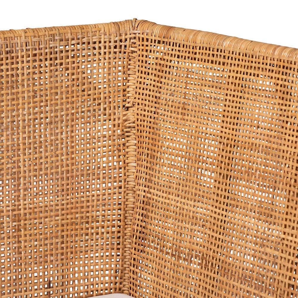 bali & pari - Baako Set of 2 Corner Benches in Light Honey - Baako-Light Honey Rattan-2PC Bench Set view 6