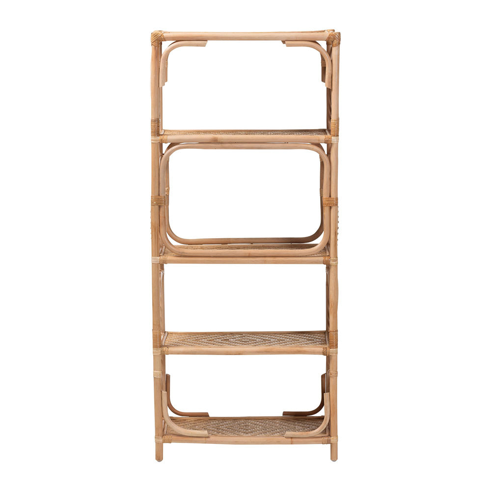 bali & pari - Baara Shelving Unit in Natural - WS147-Natural Rattan-Tall Shelf view 2