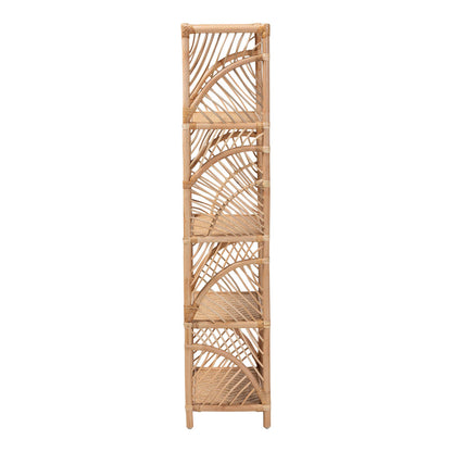 bali & pari - Baara Shelving Unit in Natural - WS147-Natural Rattan-Tall Shelf view 3