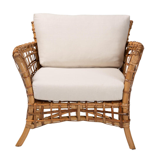 bali & pari - Babette Chair in White/Natural Brown - DCWH 10015-Mina/White Cushions-CC view 2