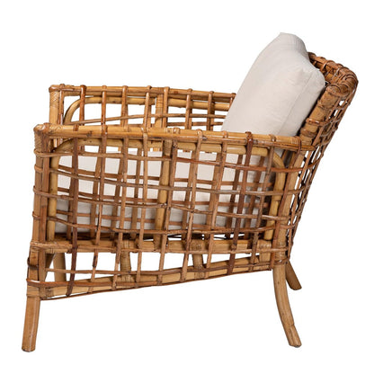 bali & pari - Babette Chair in White/Natural Brown - DCWH 10015-Mina/White Cushions-CC view 3