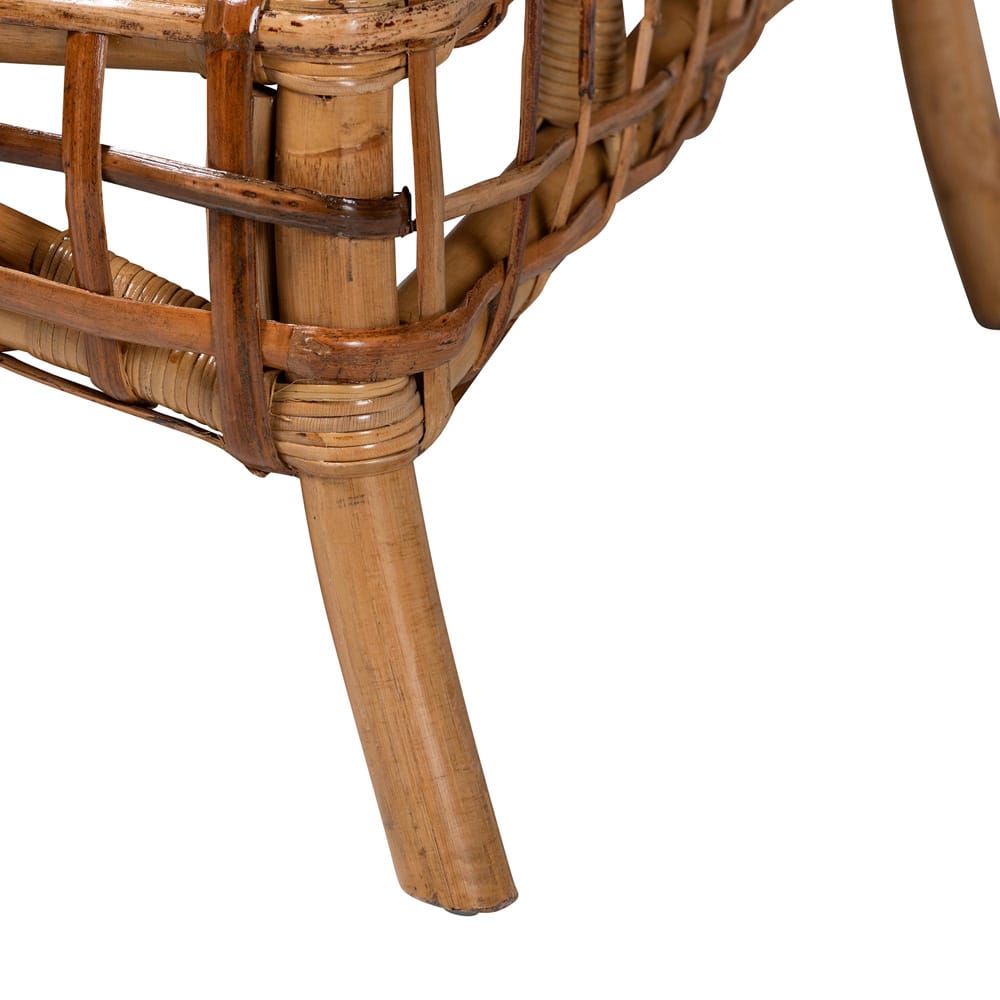 bali & pari - Babette Chair in White/Natural Brown - DCWH 10015-Mina/White Cushions-CC view 6