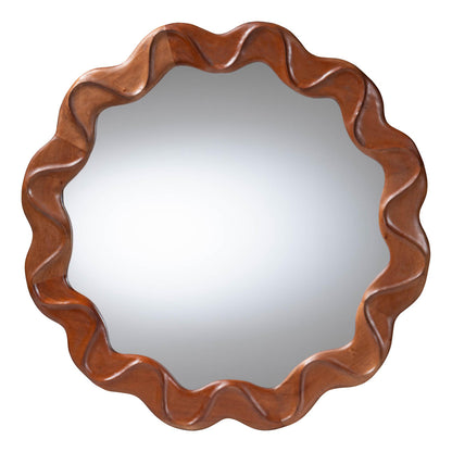 bali & pari - Bahati Mirror in Mahogany Brown - Bahati-Light Brown Wooden-Mirror-Boxed view 1