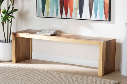 bali & pari - Bai Bench - Bai-Natural/Wooden-Bench view 5