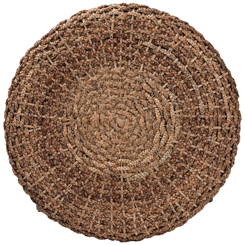 bali & pari - Bailey Storage Ottoman in Natural Brown/Espresso Brown - Bailey-Natural Brown/Black-Ottoman view 6