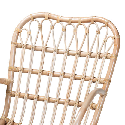 bali & pari - Bajo Chair in Natural Brown - Bajo-Rattan-CC view 5