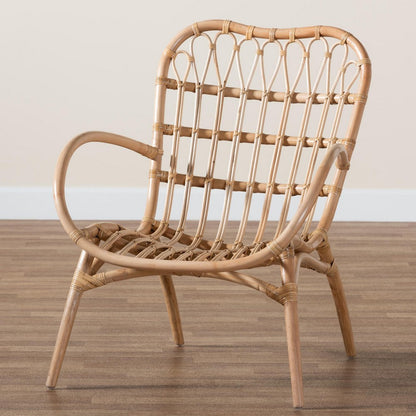 bali & pari - Bajo Chair in Natural Brown - Bajo-Rattan-CC view 9