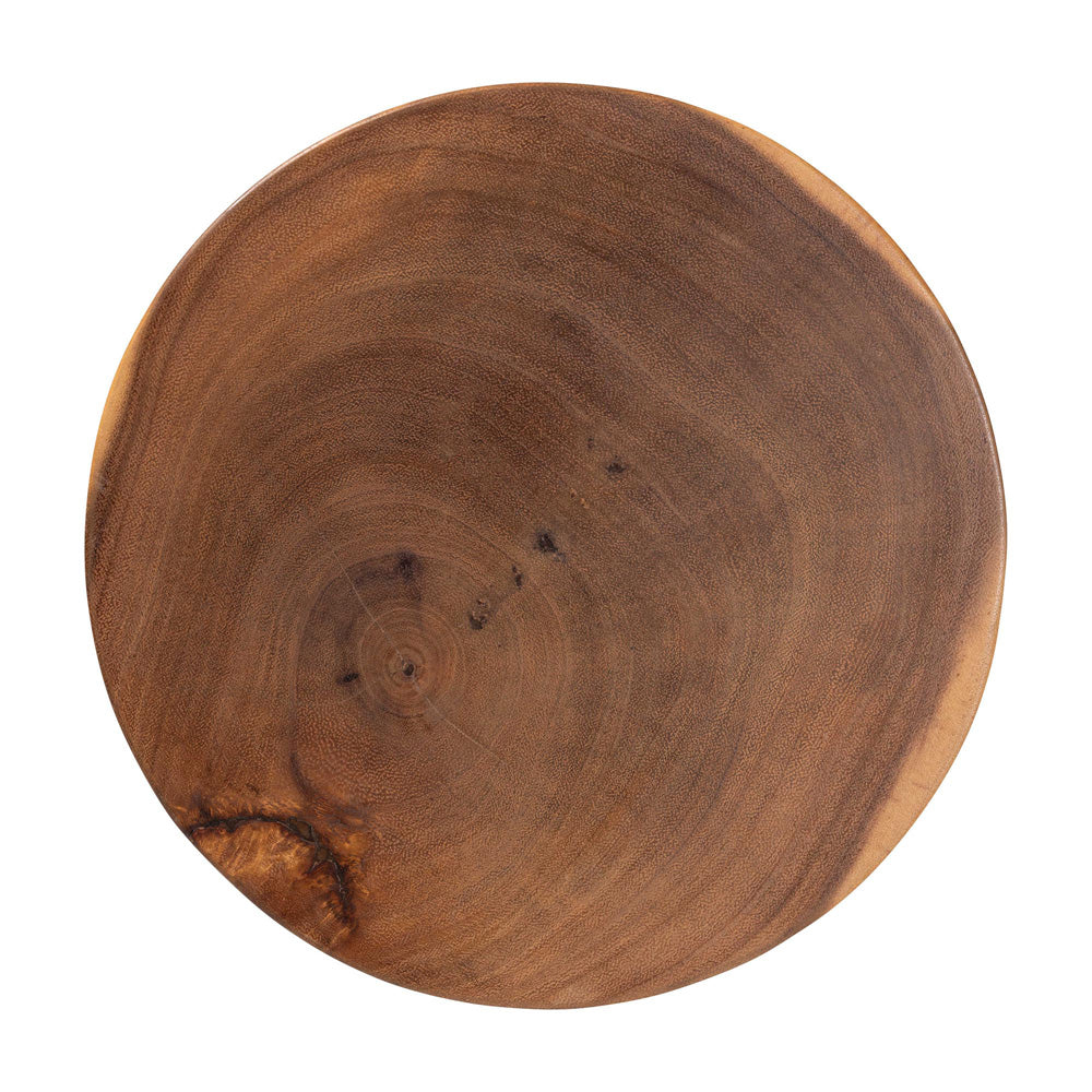bali & pari  - Bancroft End Table in Natural Brown - Suar S/T 002-Natural-Side Table view 4