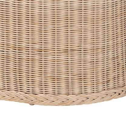 bali & pari - Barid Storage Bench in Natural - WS134-Natural Rattan-Cushioned Storage Bench view 6