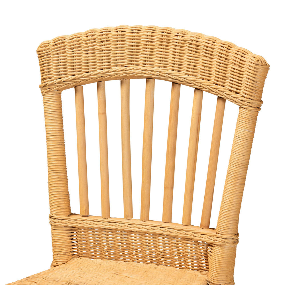 bali & pari  - Barito Counter Stool in Natural Brown/Light Honey - Barito-Rattan-CC view 5