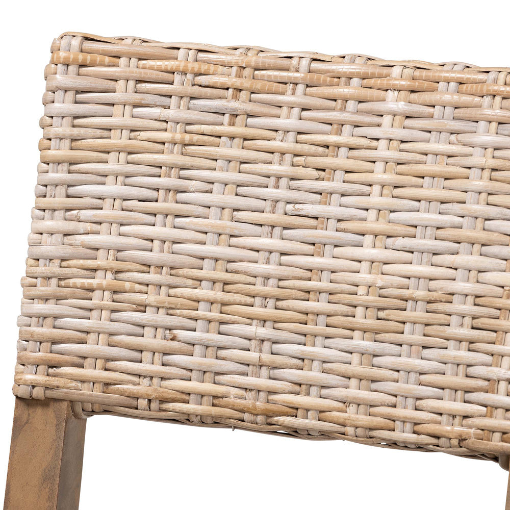 bali & pari - Barossa Dining Chair in Kubu Grey/Rustic Taupe - MD-36065/Lutop-Grey Natural-DC view 5