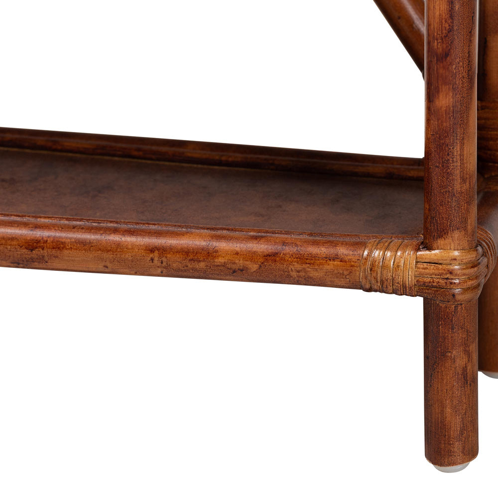 bali & pari - BasileStorage Cabinet in Marbled Tortoise Brown - WS198-Tortoise Rattan-Shelf view 6