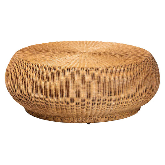 bali & pari - BeatrizCoffee Table in Light Honey - Beatriz-Rattan/Light Honey-CT view 1
