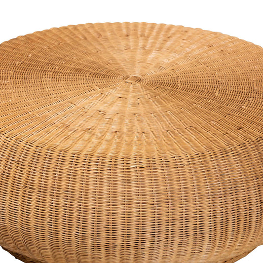 bali & pari - BeatrizCoffee Table in Light Honey - Beatriz-Rattan/Light Honey-CT view 2
