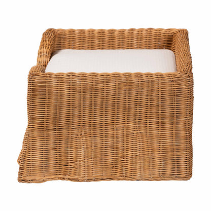 bali & pari - Belita Pet Bed in Light Honey - DC1121-Natural Rattan-Cushion-Sm-Pet Bed view 3
