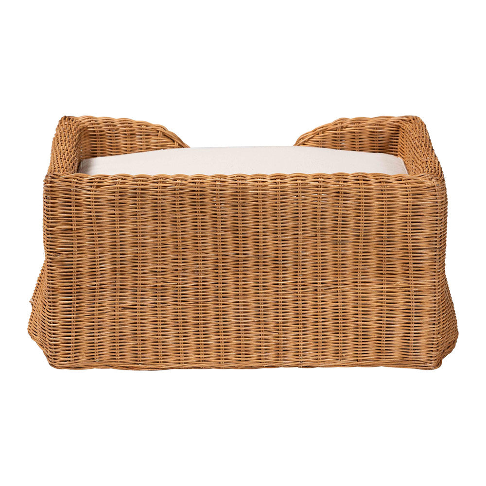 bali & pari - Belita Pet Bed in Light Honey - DC1121-Natural Rattan-Cushion-Sm-Pet Bed view 4