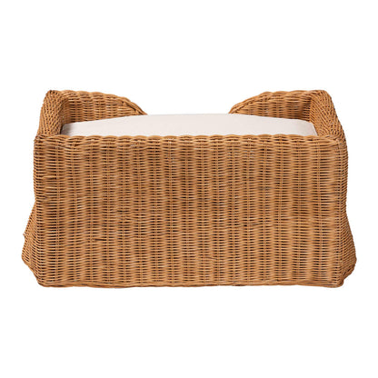 bali & pari - Belita Pet Bed in Light Honey - DC1121-Natural Rattan-Cushion-Sm-Pet Bed view 4