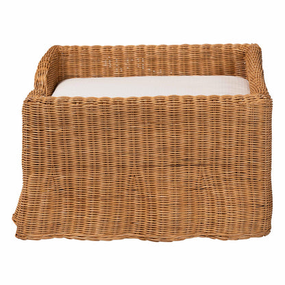 bali & pari - Belita Pet Bed in Light Honey - DC1121-Natural Rattan-Lg-Cushion-Pet Bed view 3