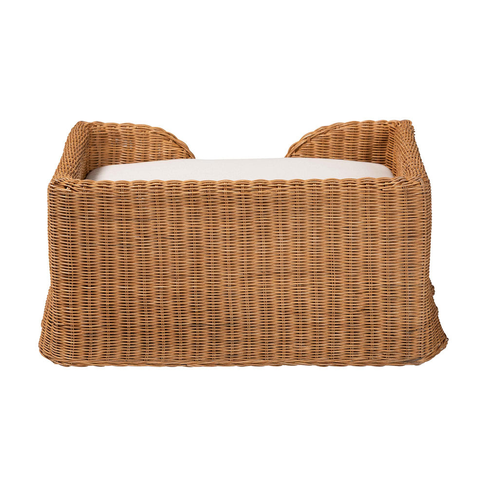 bali & pari - Belita Pet Bed in Light Honey - DC1121-Natural Rattan-Lg-Cushion-Pet Bed view 4