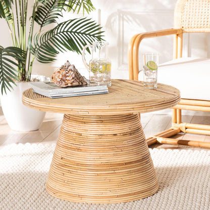 bali & pari - Bella Coffee Table in Natural - Bella-Natural Rattan-CT view 6