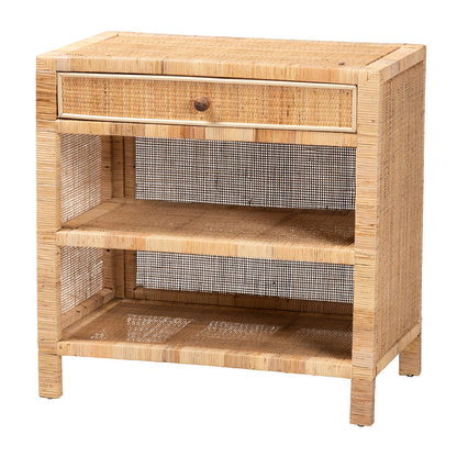 bali & pari - Bella Console Table in Natural Brown - Bella-Mahogany-Console view 1