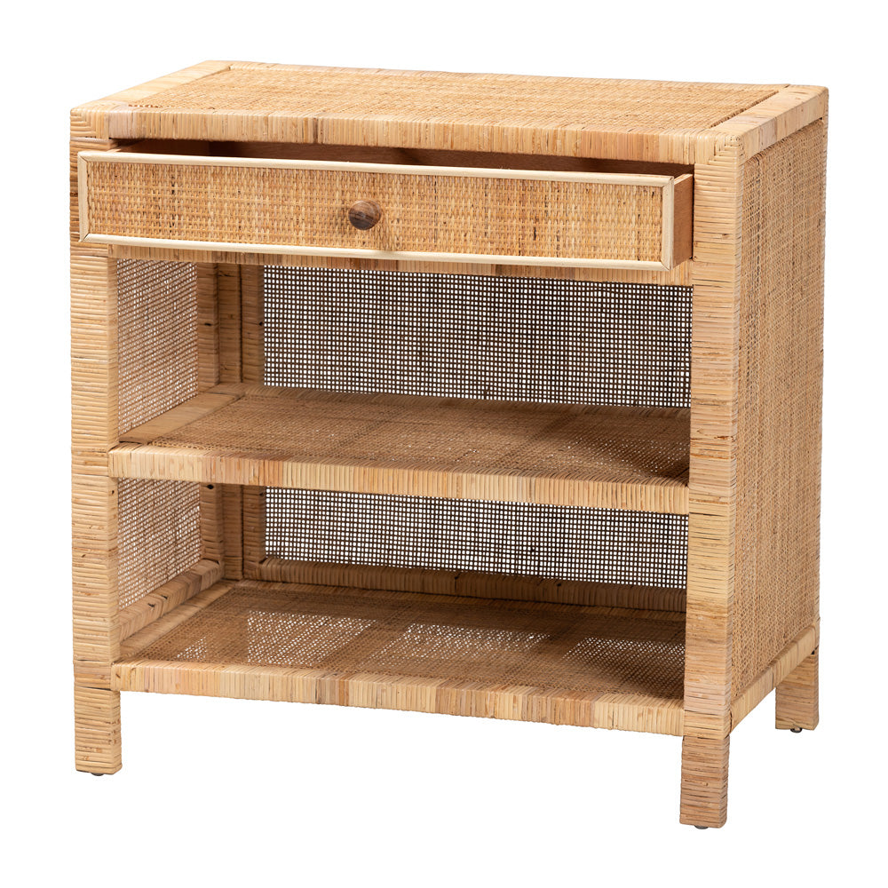 bali & pari - Bella Console Table in Natural Brown - Bella-Mahogany-Console view 2