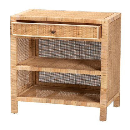 bali & pari - Bella Console Table in Natural Brown - Bella-Mahogany-Console view 2