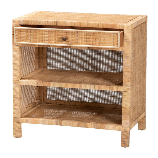 bali & pari - Bella Console Table in Natural Brown - Bella-Mahogany-Console view 2